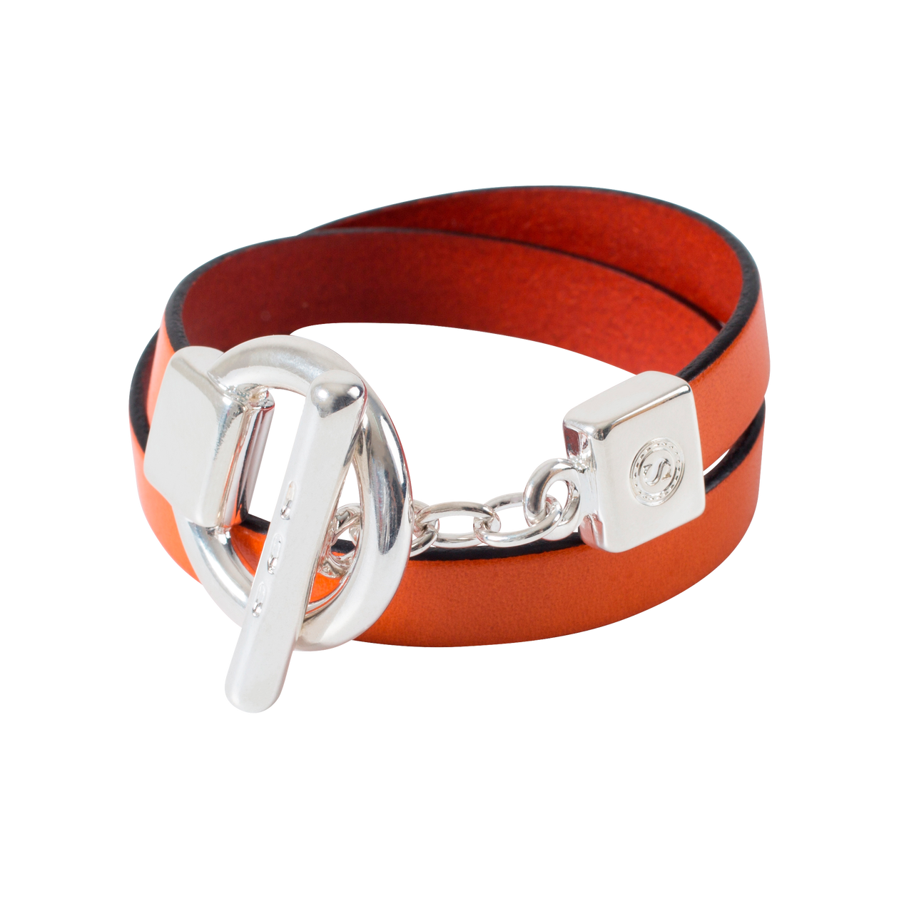 Bracelet 22/18mm - Cuir noir avec surpiqûres rouges - Boucle titane DLC Bracelet 22/18mm - Cuir noir avec surpiqûres rouges - Boucle titane DLC